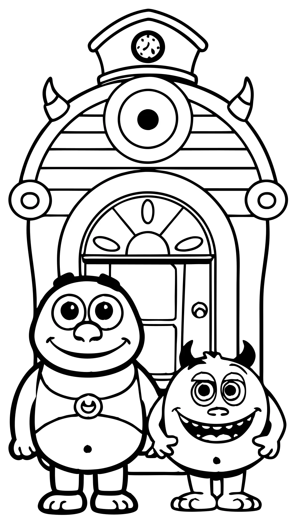 Disney Coloring Pages Monsters Inc